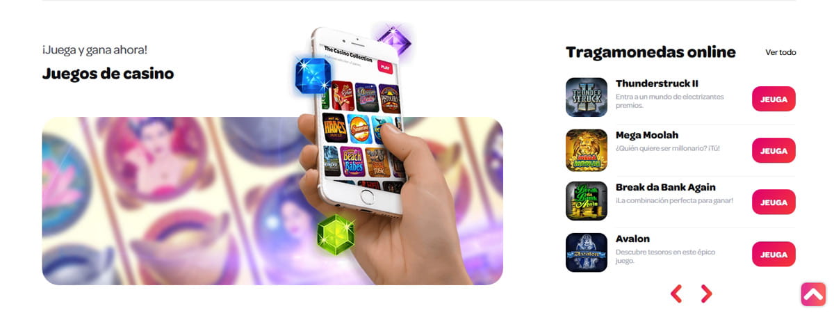 Descarga la aplicacion movil de Spin Casino