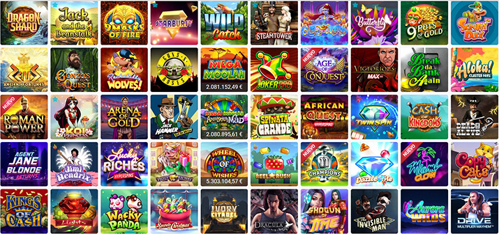 Máquinas tragamonedas, slots e tragaperras de Ruby Fortune