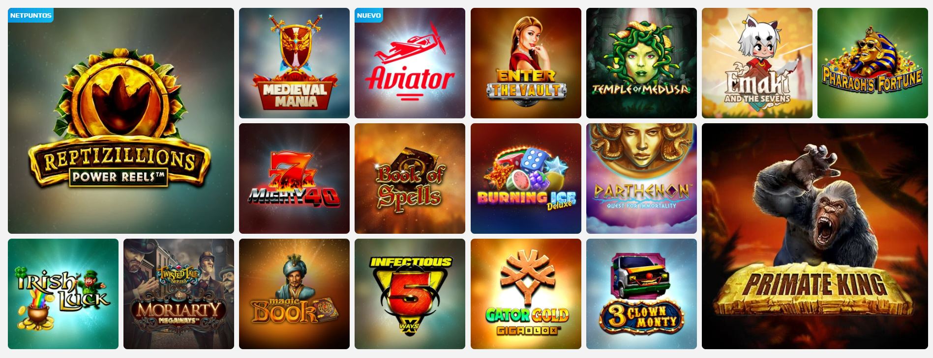 Juegos de casino de NetBet