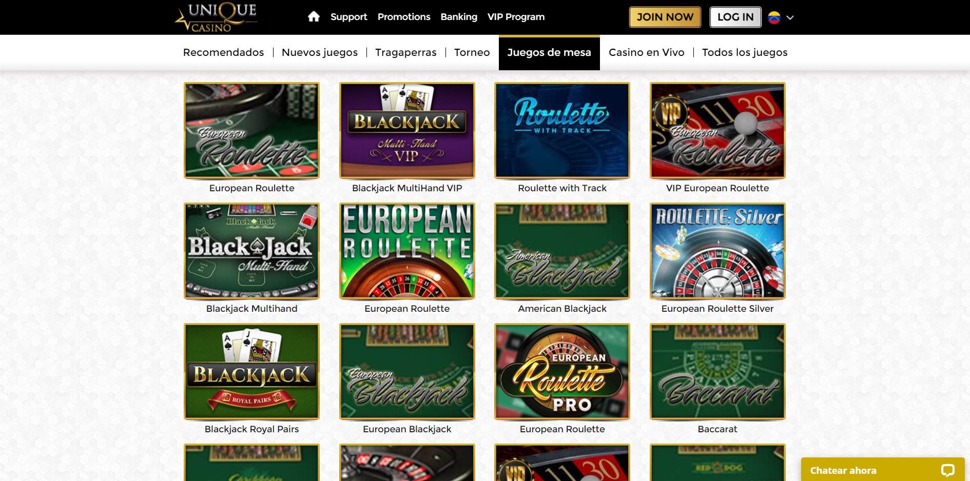 Ruleta en Unique Casino